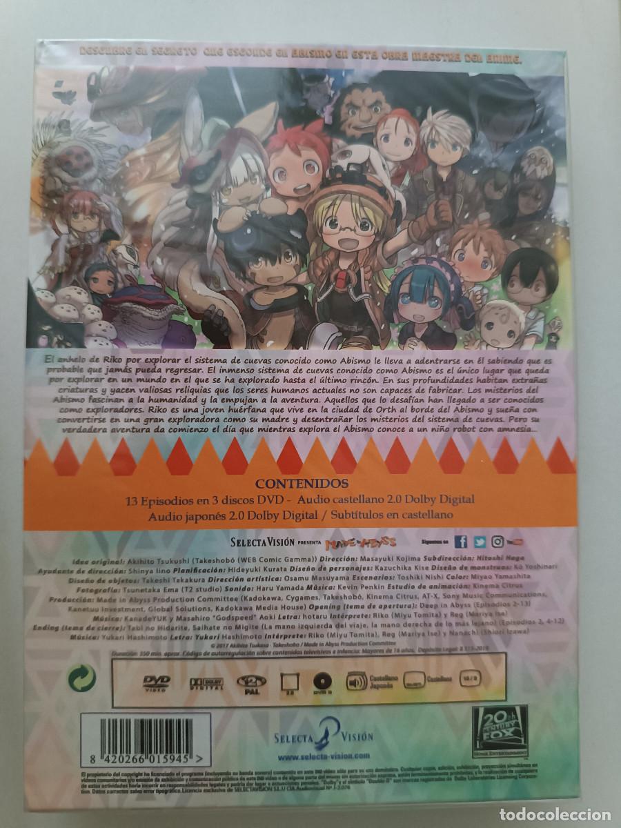 Cine: MADE IN ABYSS (ANIME) 1&ordm; TEMPORADA COMPLETA DVD PRECINTADO