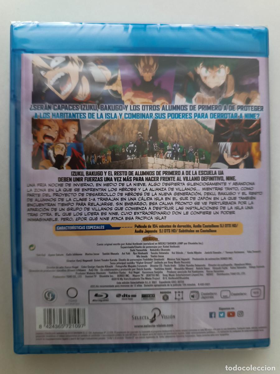 Cine: MY HERO ACADEMIA - EL DESPERTAR DE LOS HEROES (ANIME) BLU-RAY PRECINTADO
