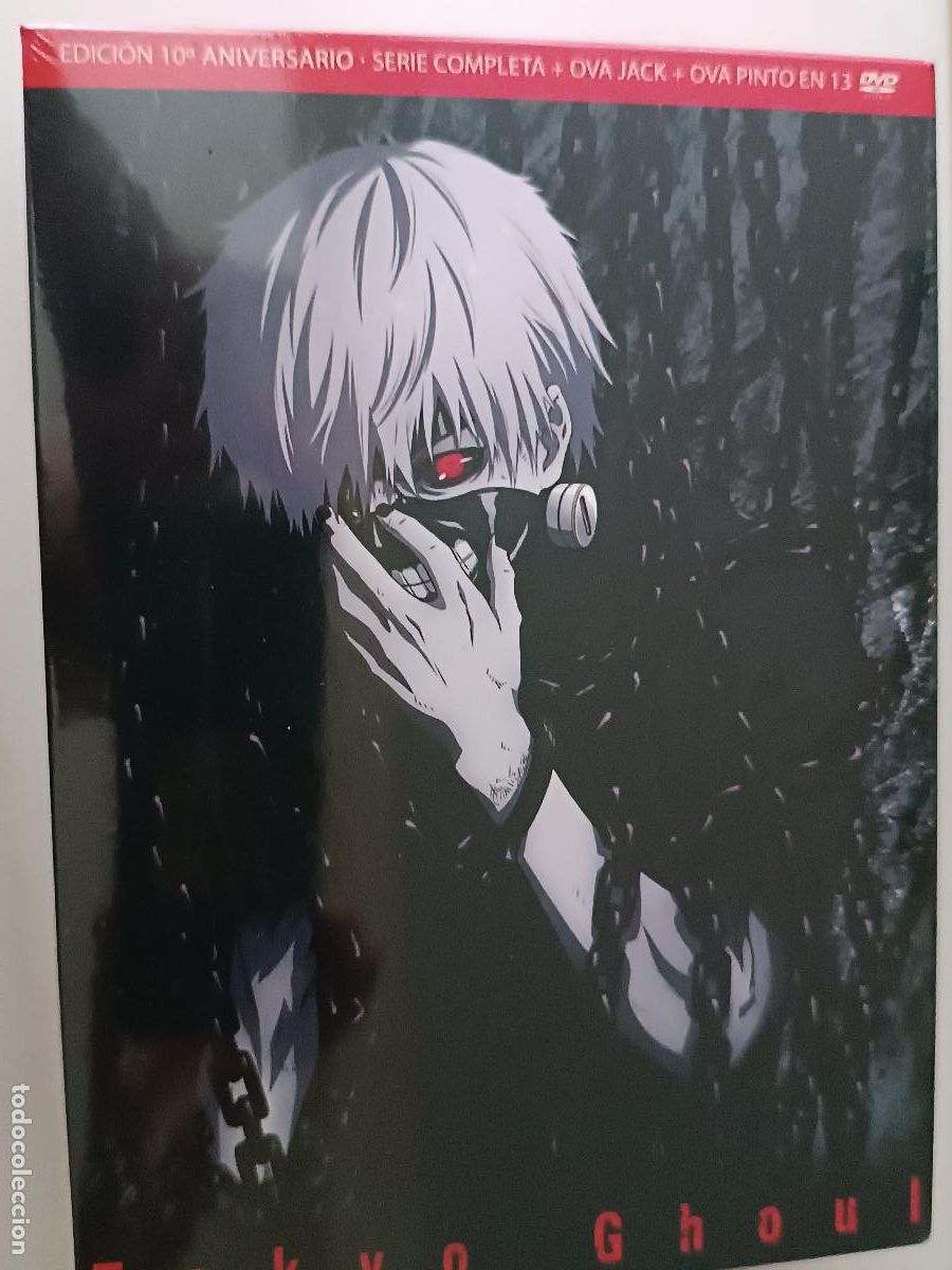 Cine: TOKYO GHOUL EDICION 10&ordm; ANIVERSARIO (ANIME) SERIE COMPLETA DVD PRECINTADO