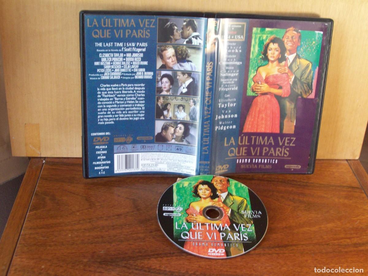 Cine: LA ULTIMA VEZ QUE VI PARIS - ELIZABETH TAYLOR - VAN JOHNSON - WALTER PIDGEON - DVD
