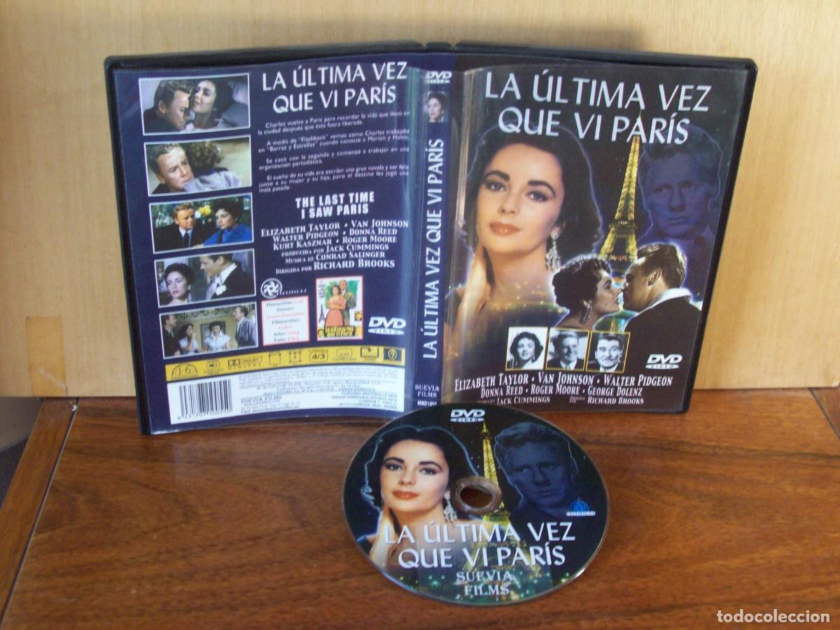 Cine: LA ULTIMA VEZ QUE VI PARIS - ELIZABETH TAYLOR -.VAN JOHNSON - WALTER PIDGEON - DVD