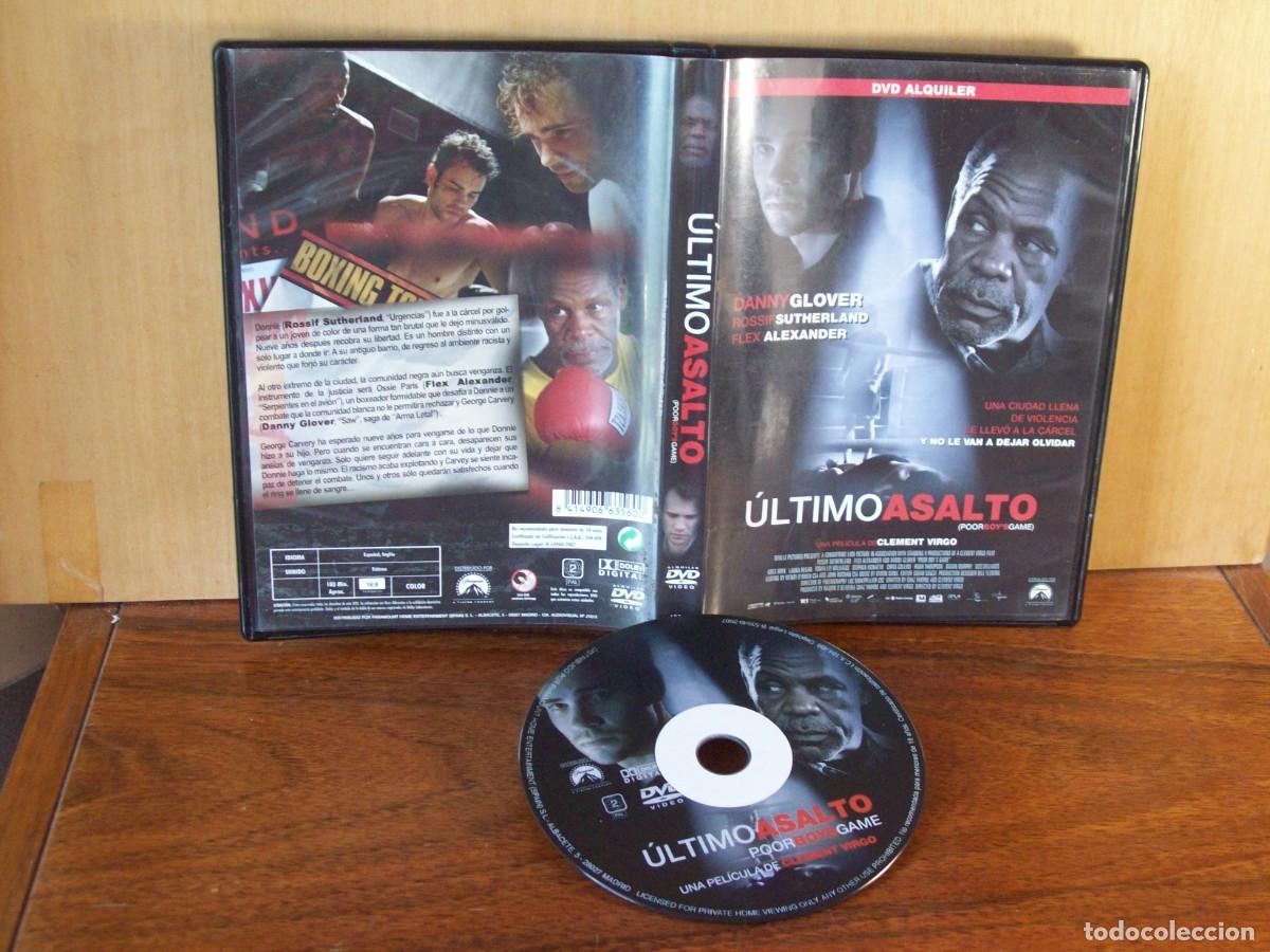 Cine: ULTIMO ASALTO - DANNY GLOVER - ROSSIF SUTHERLAND - FLEX ALEXANDER - DVD EDICION ALQUILER