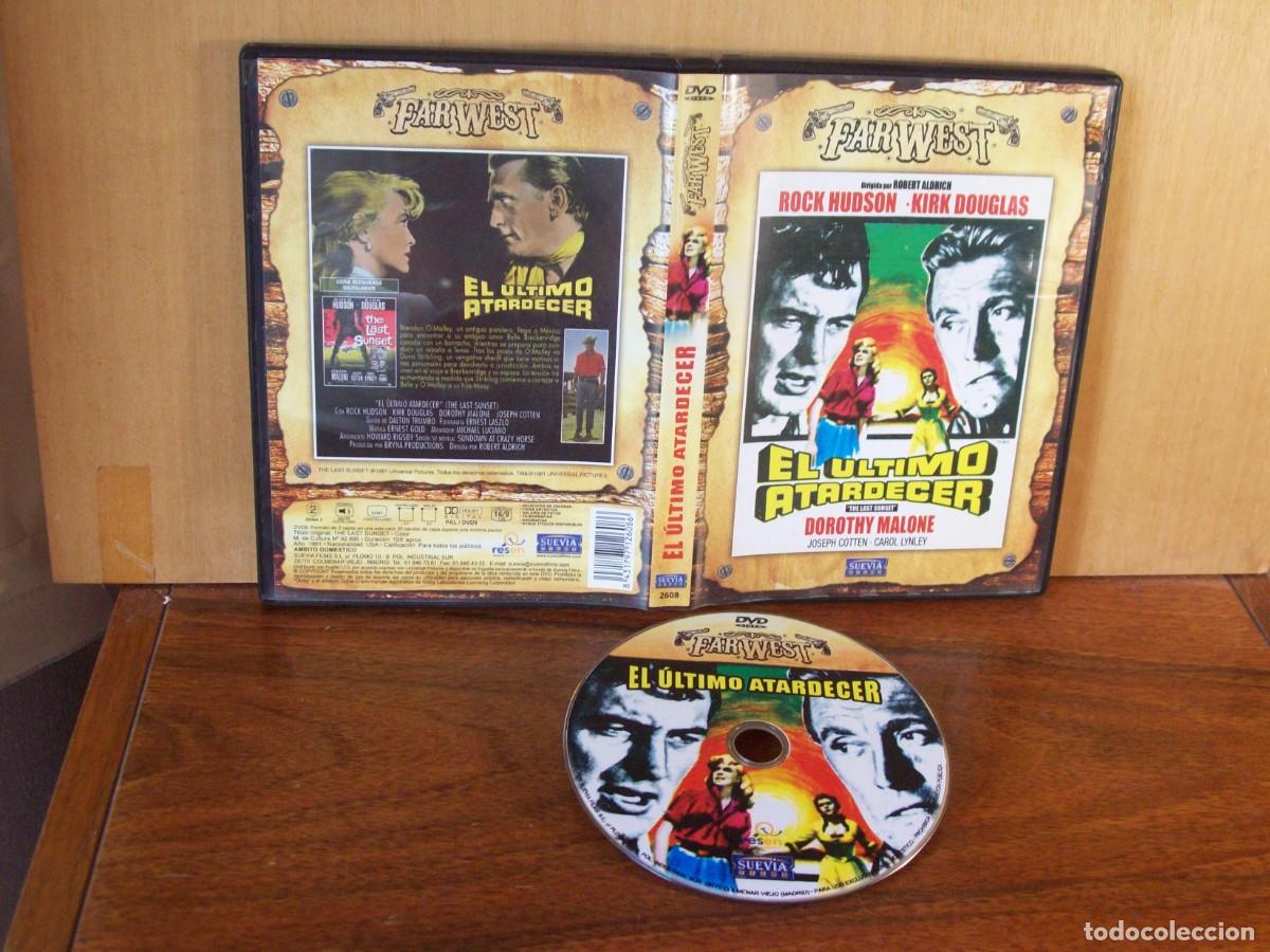Cine: EL ULTIMO ATARDECER - ROCK HUDSON - KIRK DOUGLAS - JOSEPH COTTEN - DVD