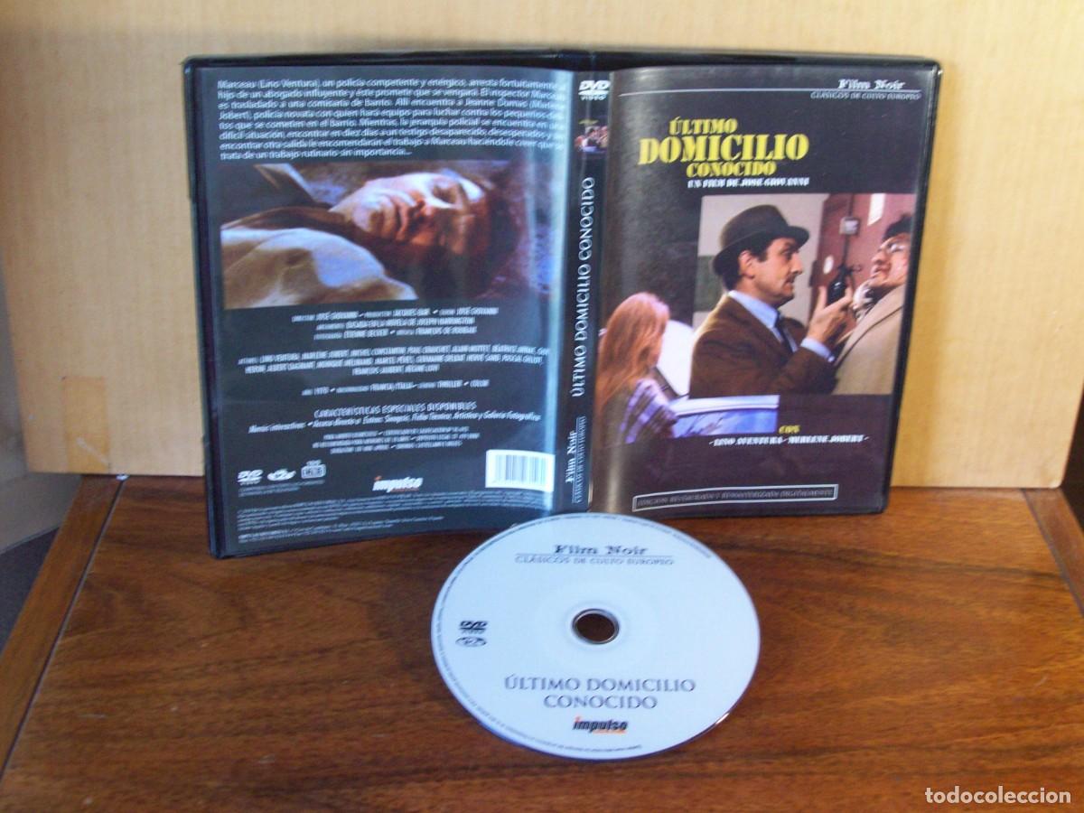 Cine: ULTIMO DOMICILIO CONOCIDO - LINO VENTURA - MARLENE JOBERT - DVD REMASTERIZADO Y DIGITA