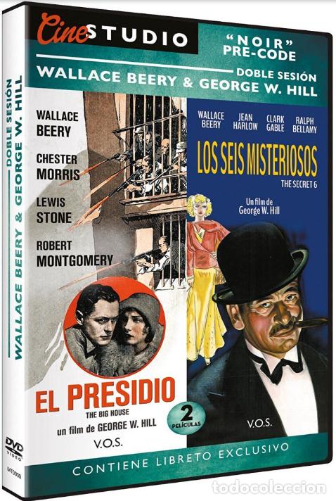 Cine: El Presidio - Los Seis Misteriosos - Cine Estudio Pre Code Libreto Inclu&iacute;do DVD Como nuevo