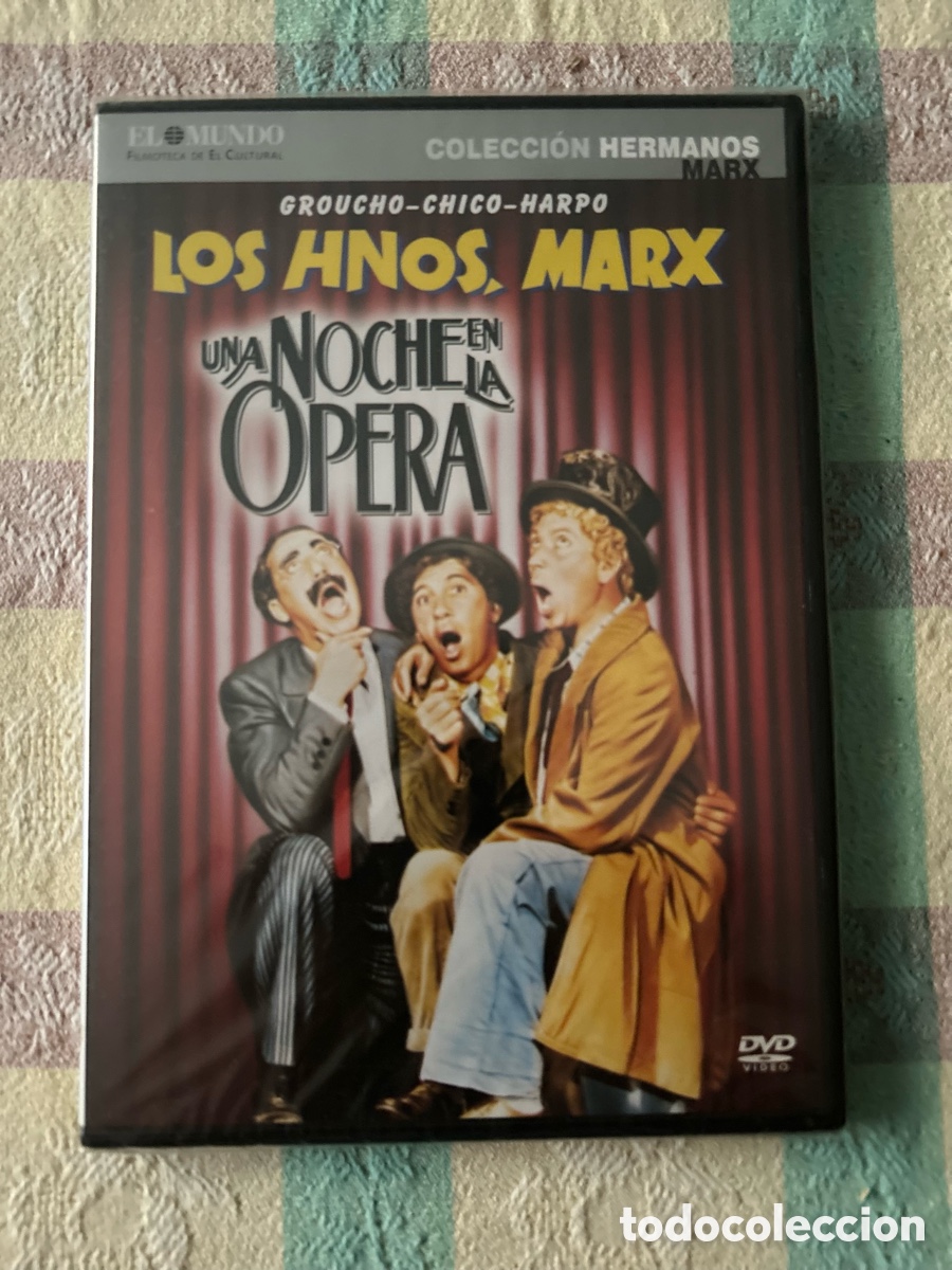 Cine: Lote 4 DVDs Colecci&oacute;n Hermanos Marx