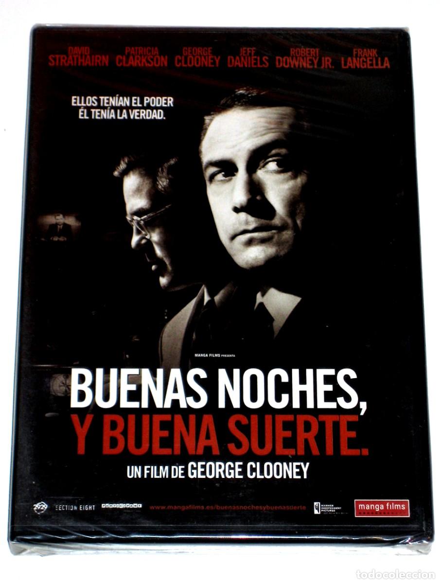 Cine: Buenas Noches y Buena Suerte - George Clooney David Strathairn Patricia Clarkson DVD NUEVO Y PRECINT
