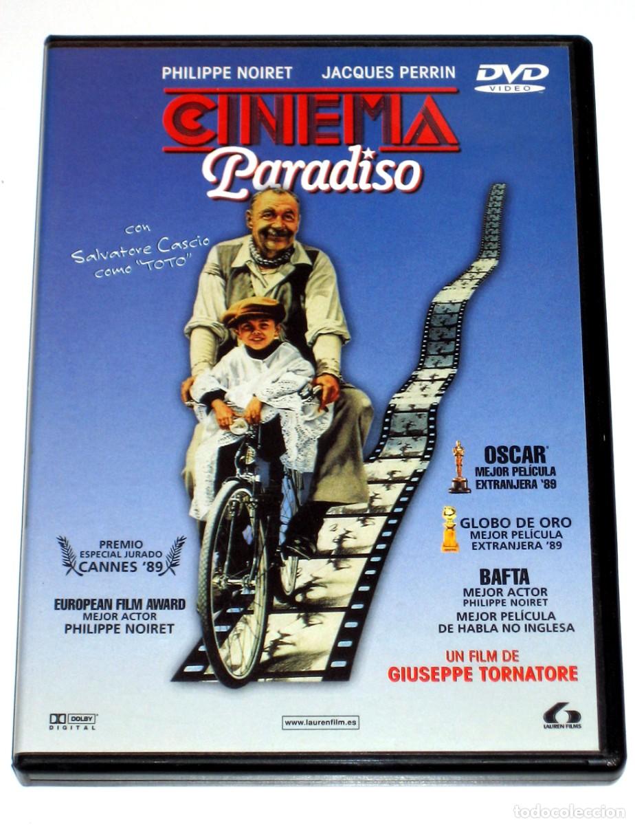 Cine: Cinema Paradiso - Giuseppe Tornatore Philippe Noiret Salvatore Cascio Jacques Perrin DVD DESCATALOG.