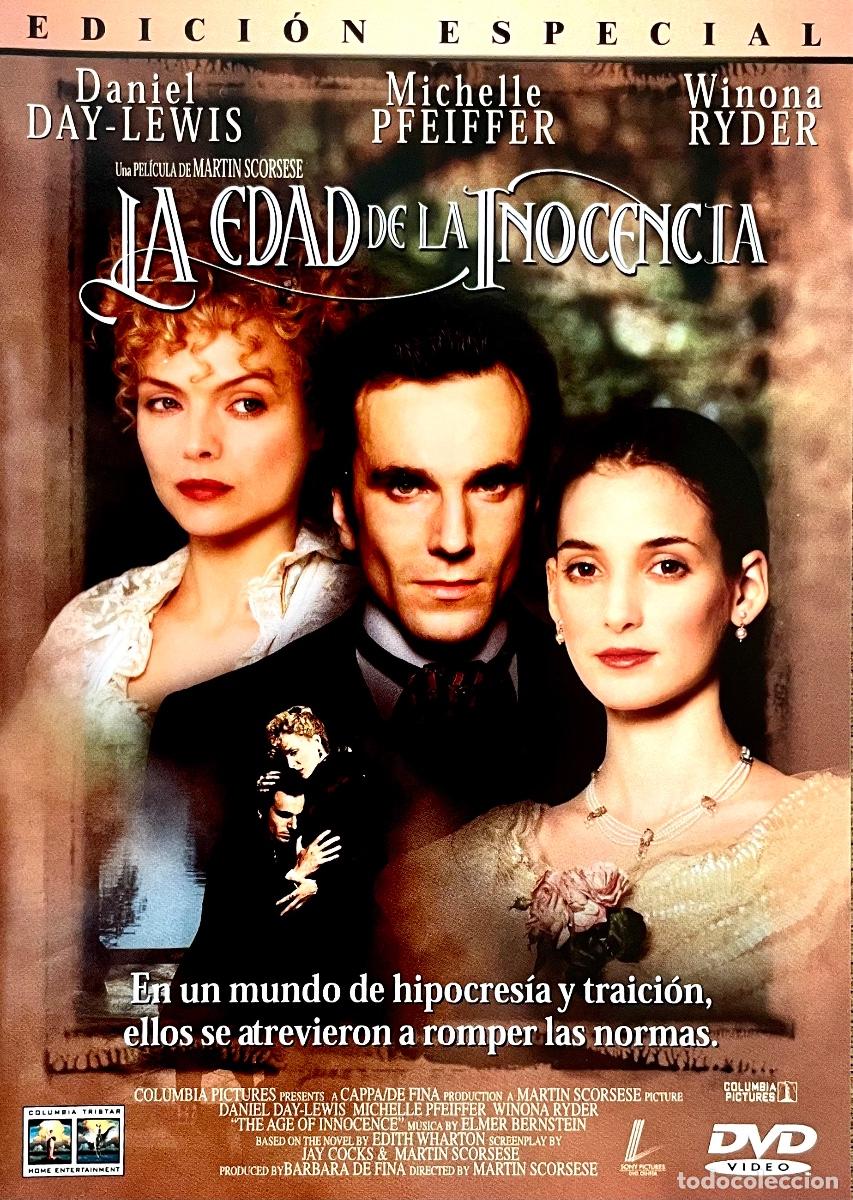 Cine: LA EDAD DE LA INOCENCIA. Michelle Pfeiffer. Daniel Day-Lewis. Winona Ryder. Martin Scorsese. EXTRAS.