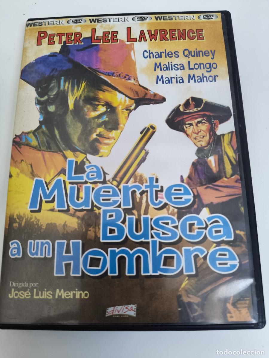 Cine: LA MUERTE BUSCA A UN HOMBRE. DVD DE LA PELICULA DEL OESTE DE JOSE LUIS MERINO. CON PETER LEE LAWRENC