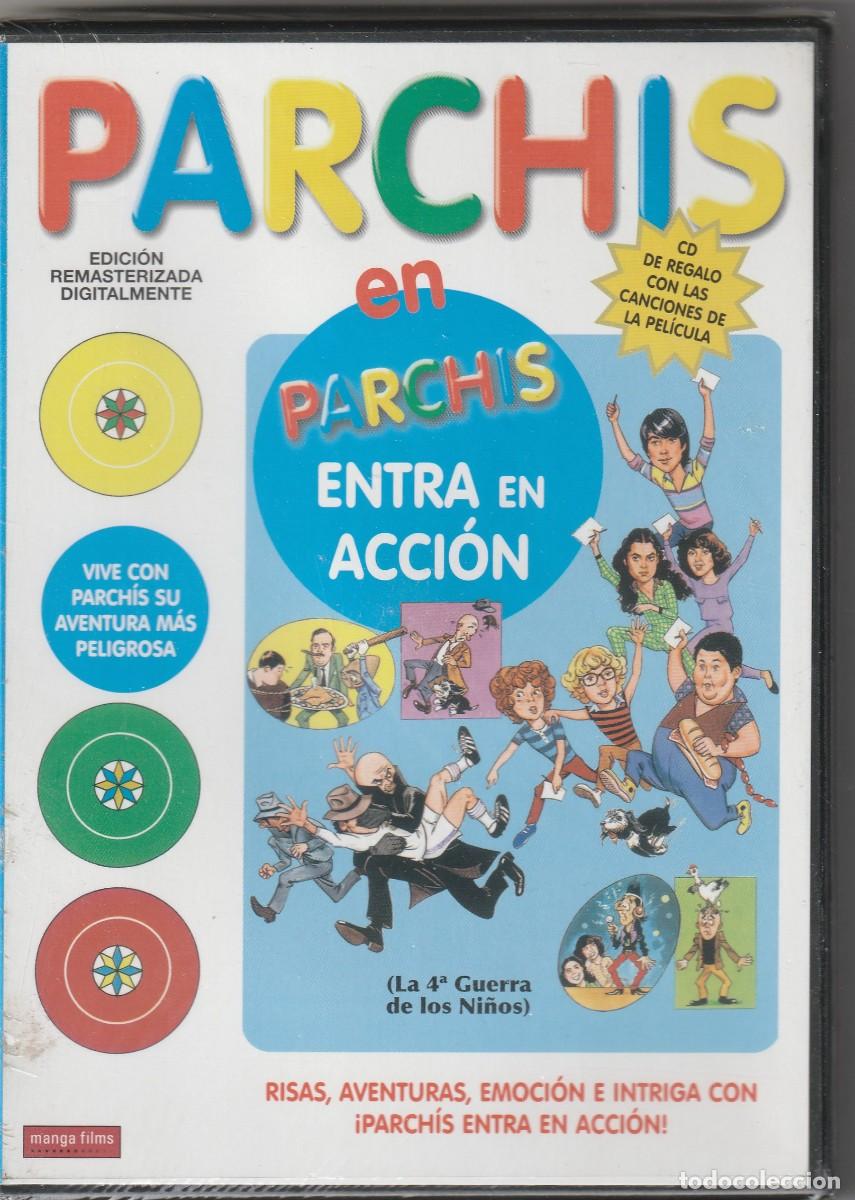 Cine: PARCHIS - PARCHIS ENTRA EN ACCI&Oacute;N (DVD + CD) NUEVO. PRECINTADO.