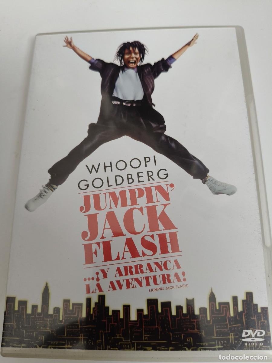 Cine: JUMPIN' JACK FLASH. Y ARRANCA LA AVENTURA. DVD DE LA PELICULA DE WHOOPI GOLDBERG. COLOR. 101 MINUTOS