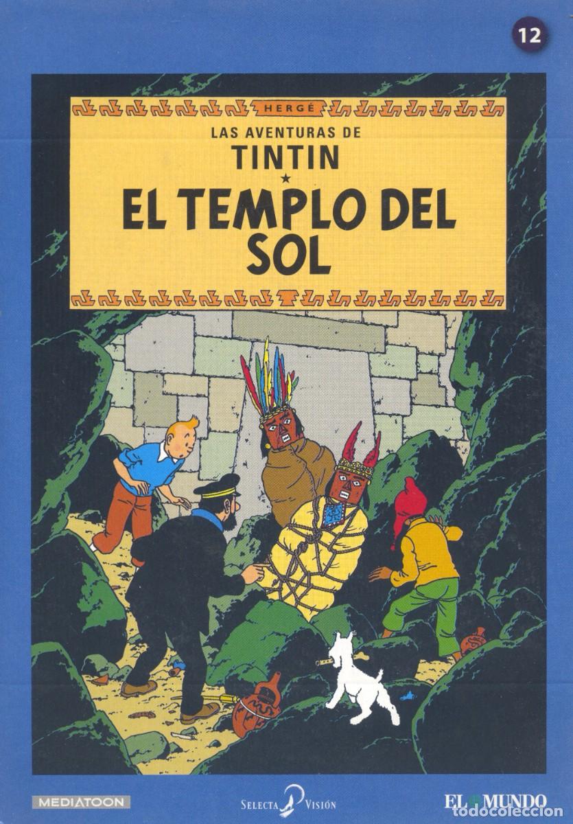 Cine: DVD TINTIN. EL TEMPLO DEL SOL. SELECTA VISI&Oacute;N, 2013. HERG&Eacute;