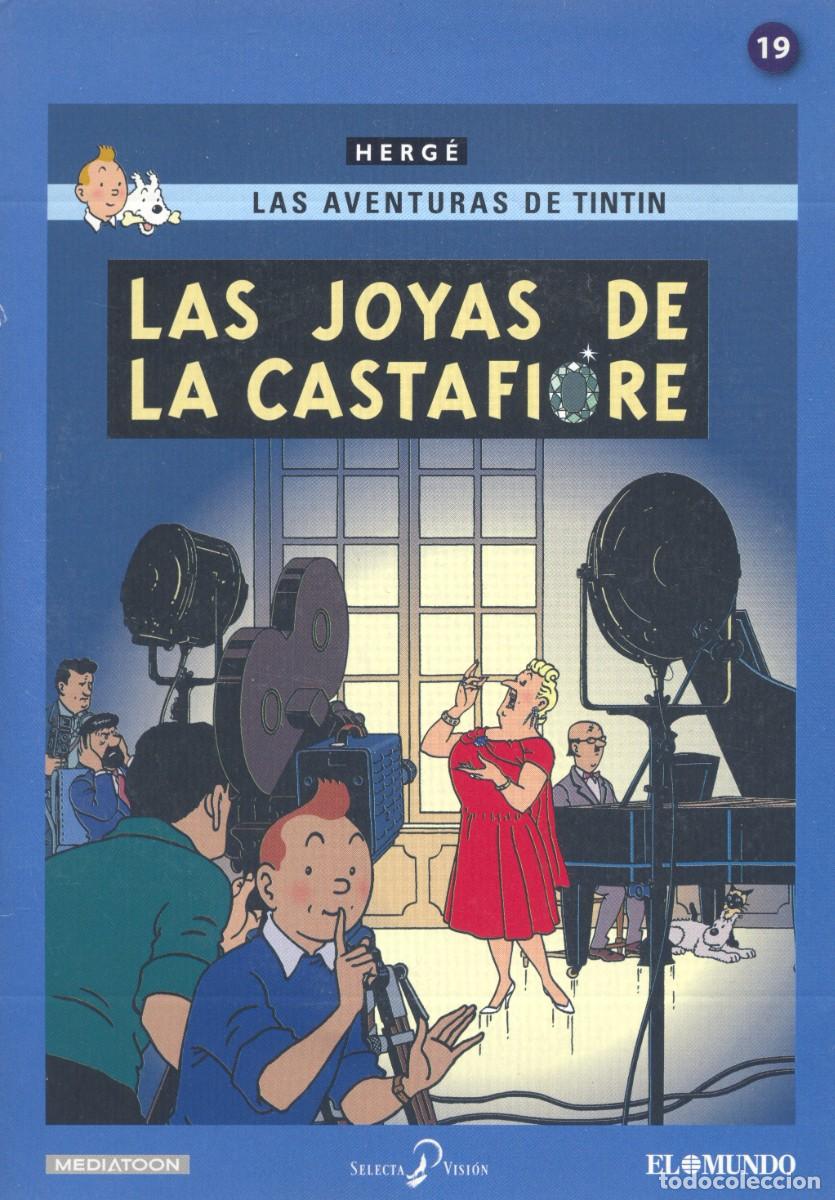 Cine: DVD TINTIN. LAS JOYAS DE LA CASTAFIORE. SELECTA VISI&Oacute;N, 2013. HERG&Eacute;