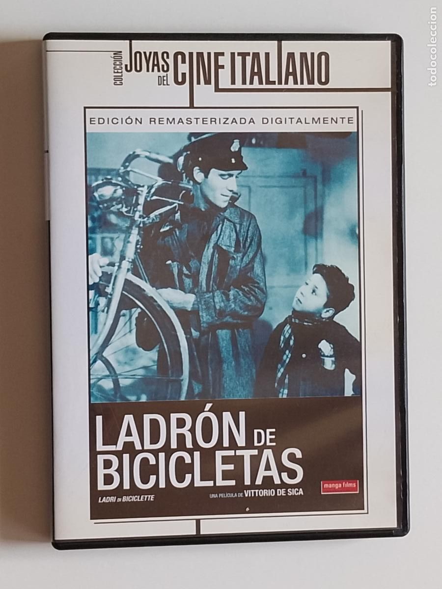 Cine: Ladr&oacute;n de bicicletas (DVD. Vittorio De Sica, 1948) Neorrealismo italiano. Rossellini, Visconti...