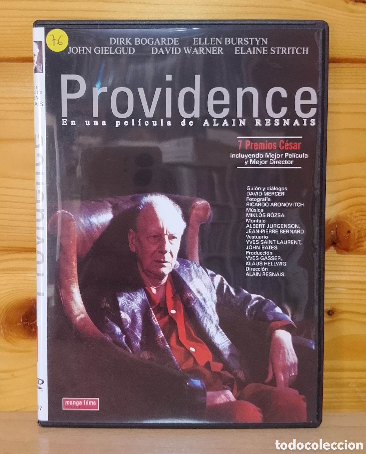Cine: DVD Providence Alain Resnais