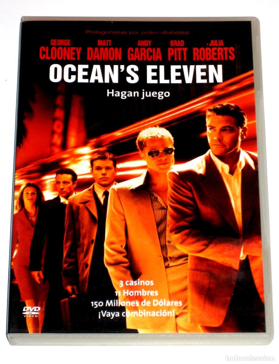 Cine: Ocean's Eleven - Steven Soderbergh George Clooney Brad Pitt Matt Damon Andy Garc&iacute;a DVD DESCATALOGADO