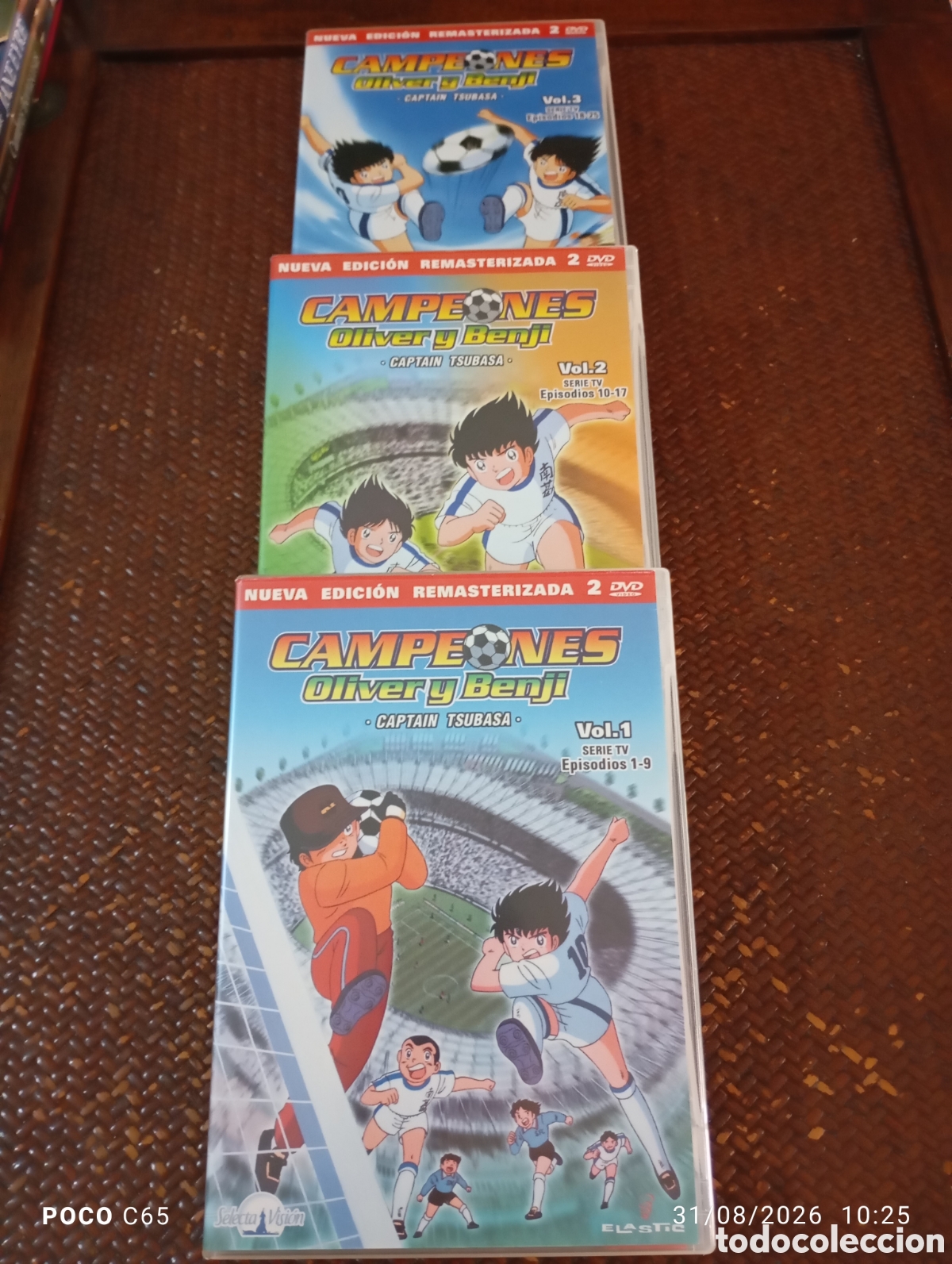 Cine: Campeones Oliver y benji volumen 1.2.3 DVD