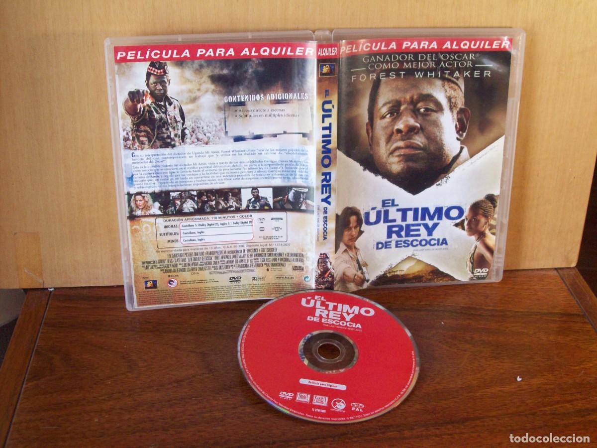 Cinema: EL ULTIMO REY DE ESCOCIA -FOREST WHITAKER -JAMES MCAVOY - SIMON McBURNEY DVD EDICION ALQUILER