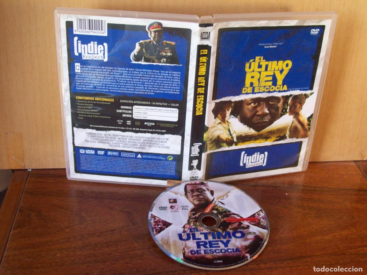 Cinema: EL ULTIMO REY DE ESCOCIA - FOREST WHITAKER -JAMEC McAVOY - KERRY WHASHINGTON - DVD