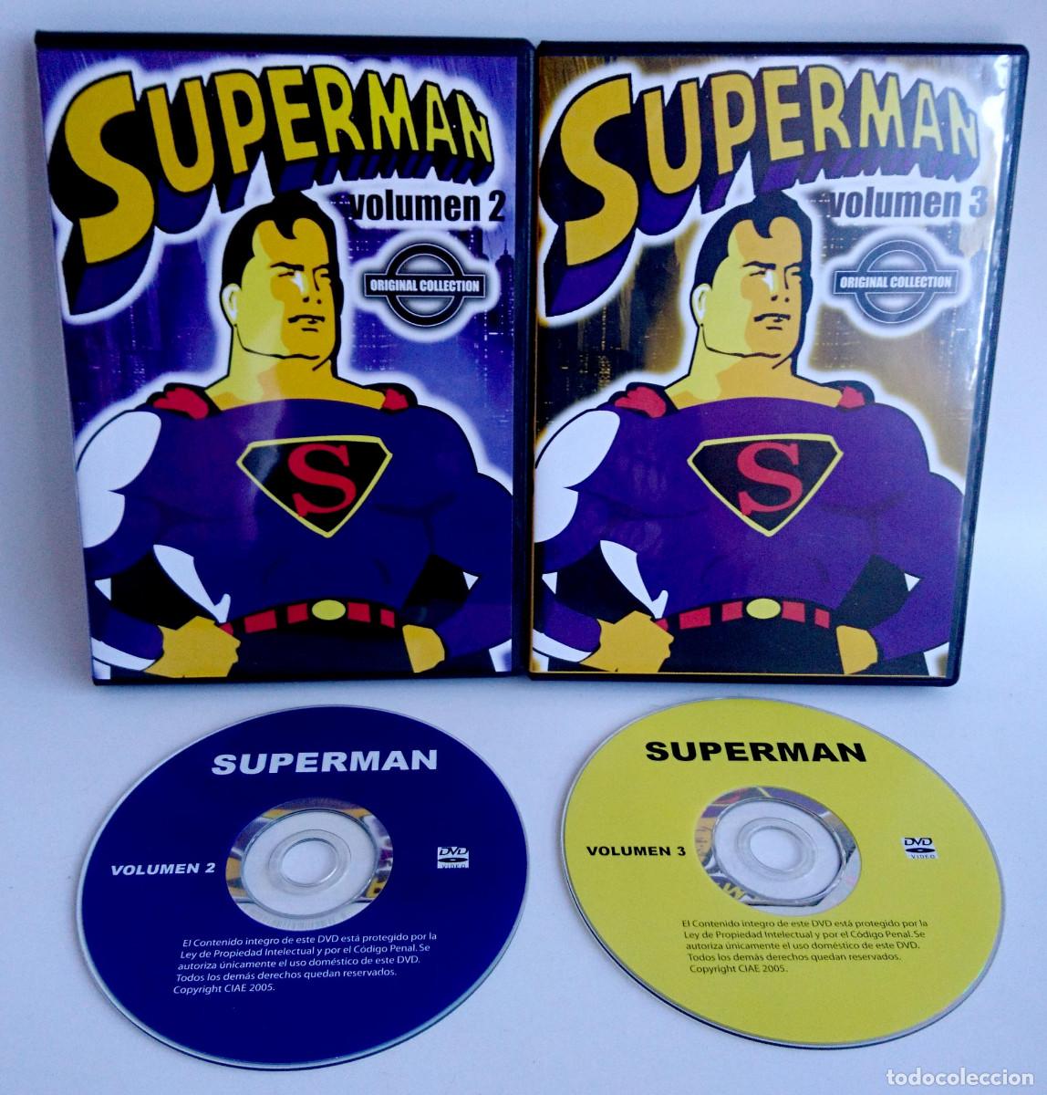 Cine: PACK DE SUPERMAN VOLUMENES 2 Y 3 EN DVD VOLUMEN DIBUJOS ANIMADOS