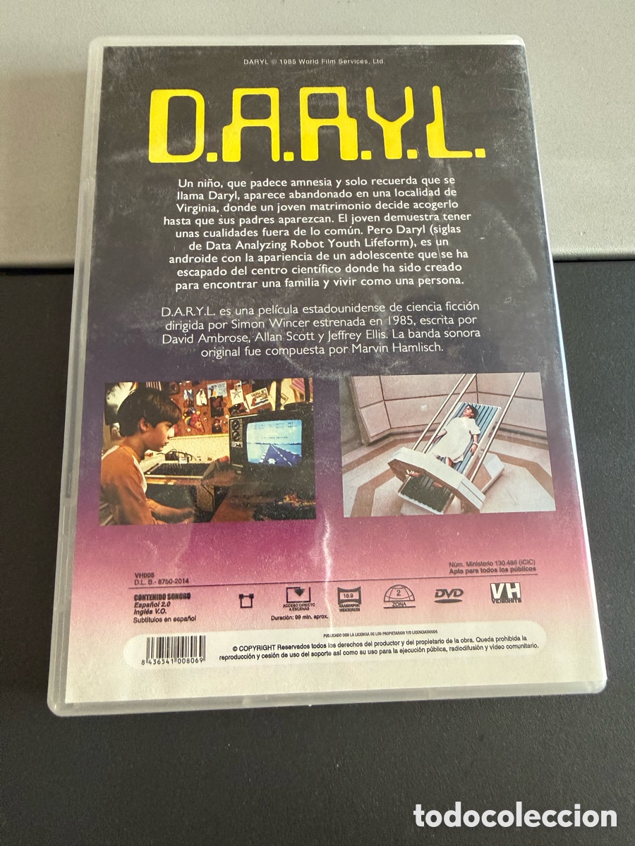 Cine: DVD. D.A.R.L.Y. /////// - Foto 2