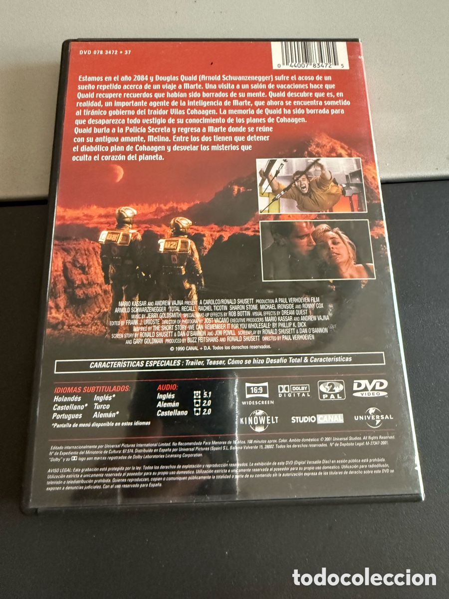 Cine: DVD. DESAF&Iacute;O TOTAL. //// - Foto 2