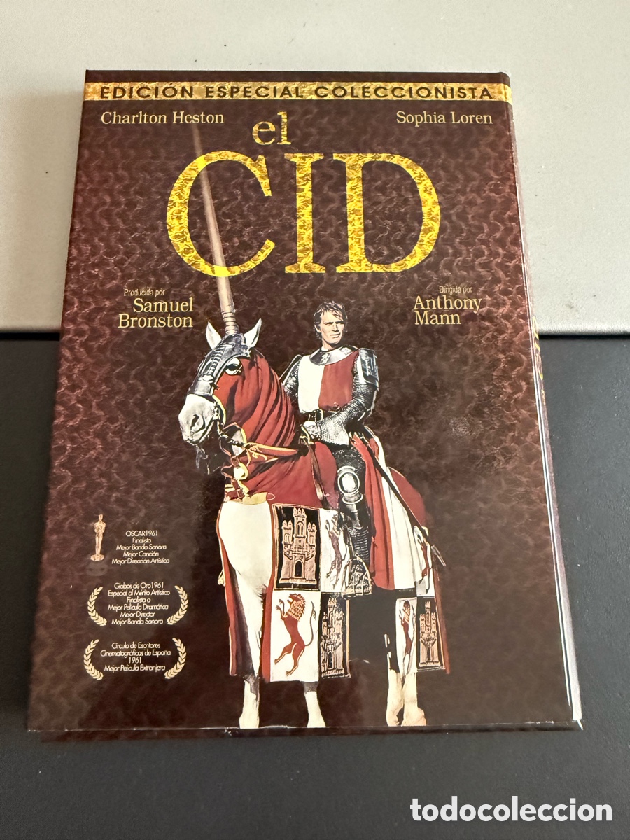 Cine: DVD. EL CID. EDICI&Oacute;N ESPECIAL COLECCIONISTA