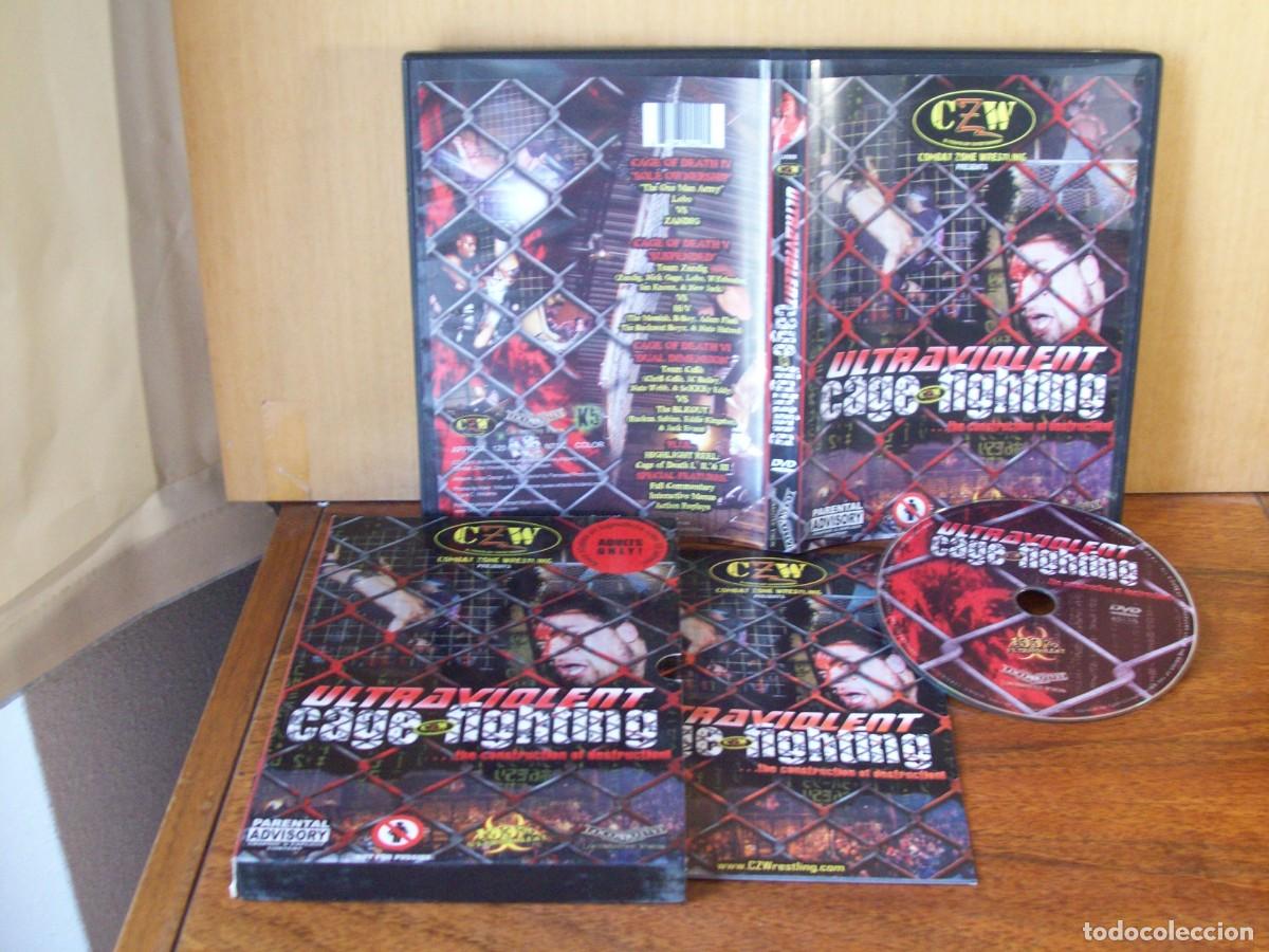 Cine: ULTRAVIOLENT - CAGE - FIGHTING - THE CONSTRUCION OF DESTRUCTION - DVD