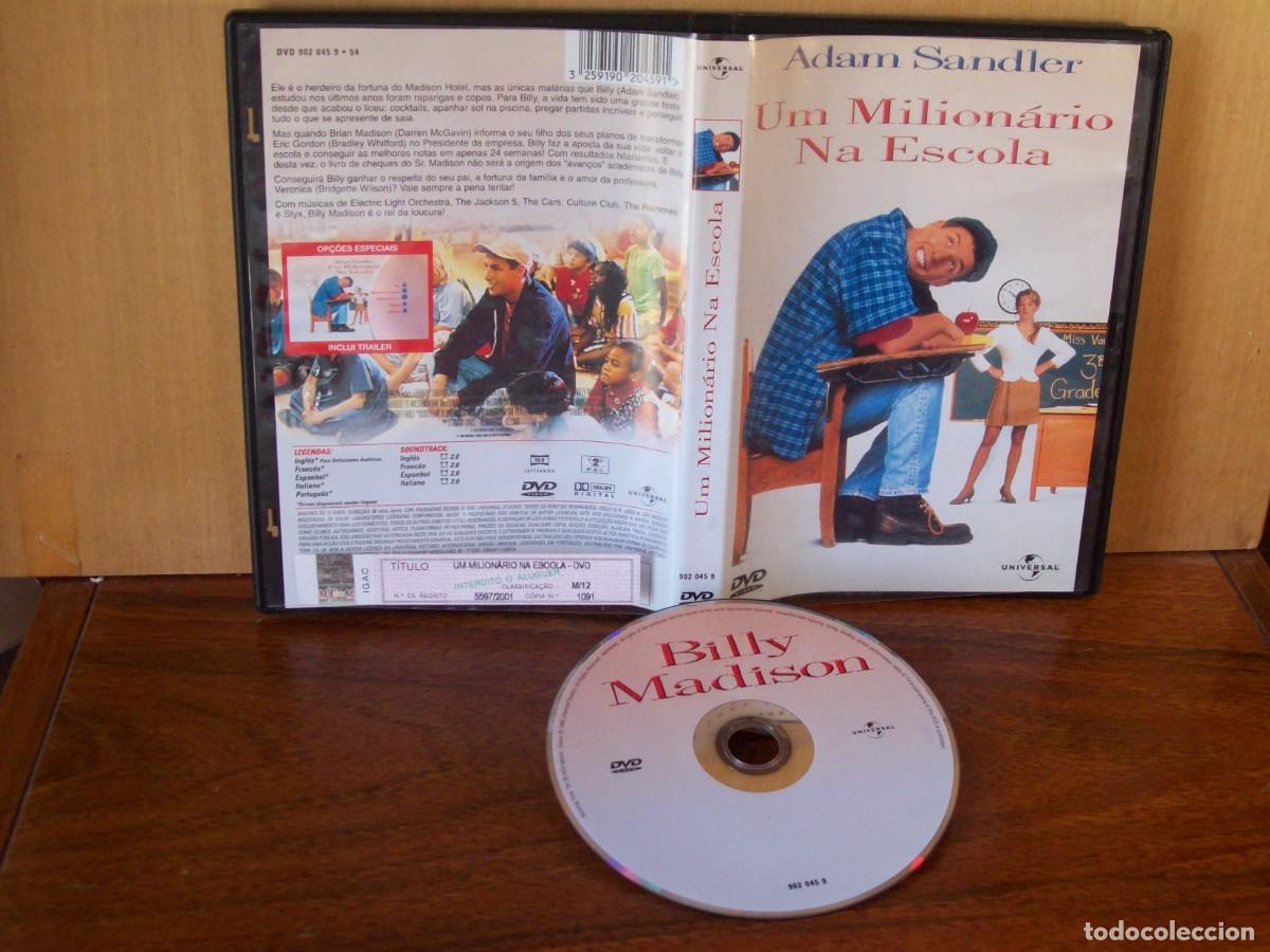 Cinema: UM MILIONARIO NA ESCOLA - ADAM SANDLER - DARREN MCGAVIN - BRADLEY WHITFORD - DVD