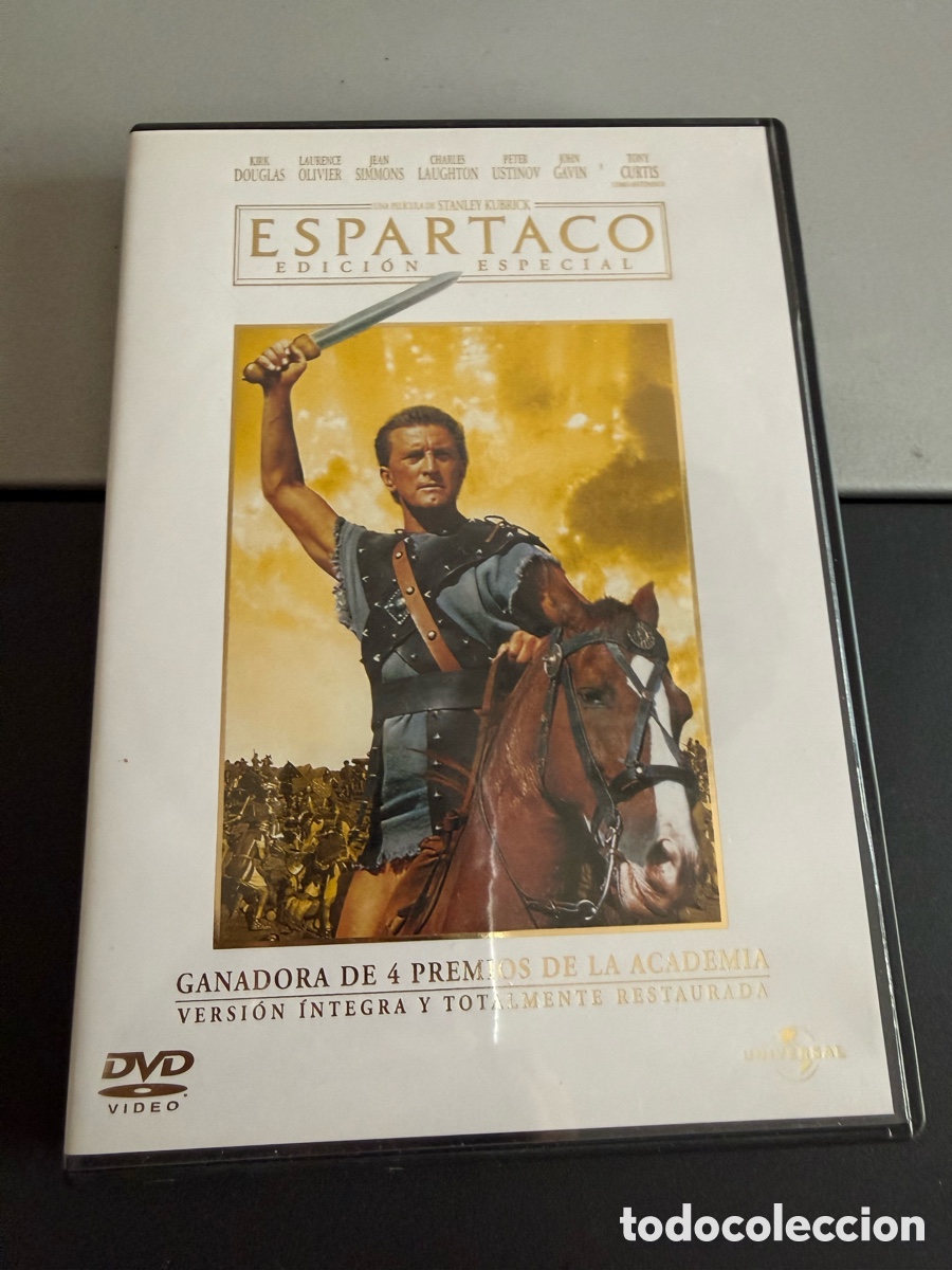 Cine: DVD. ESPARTACO. EDICI&Oacute;N ESPECIAL. 2 Discos