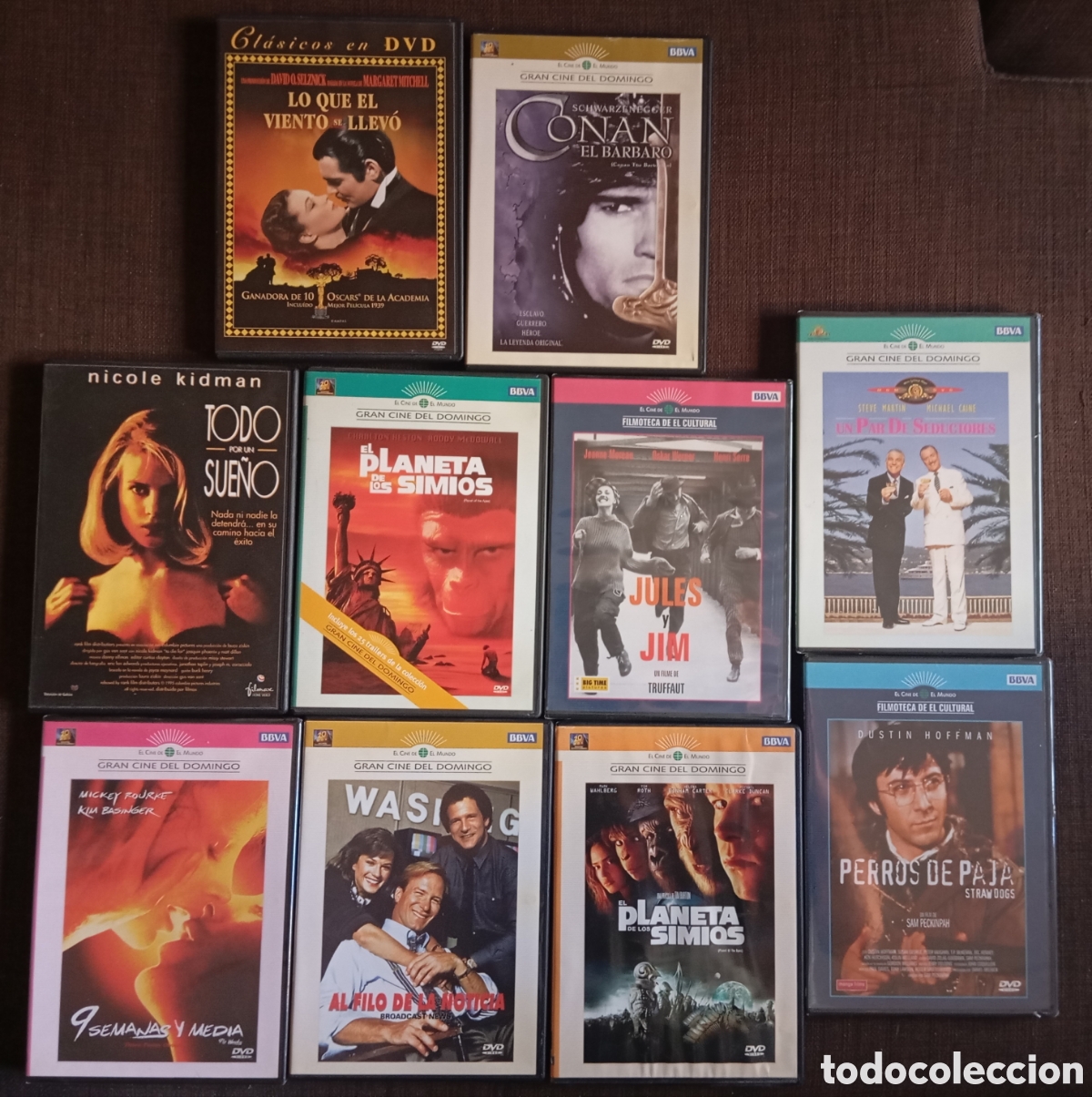 Cine: Pel&iacute;culas DVD Lote 10 titulos