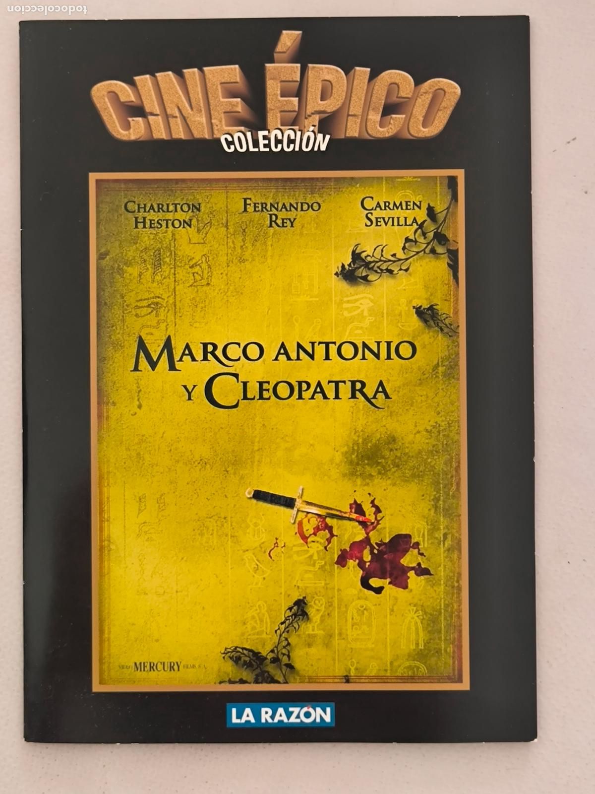 Cine: DVD MARCO ANTONIO Y CLEOPATRA - FUNDA FINA CARTON (5V)