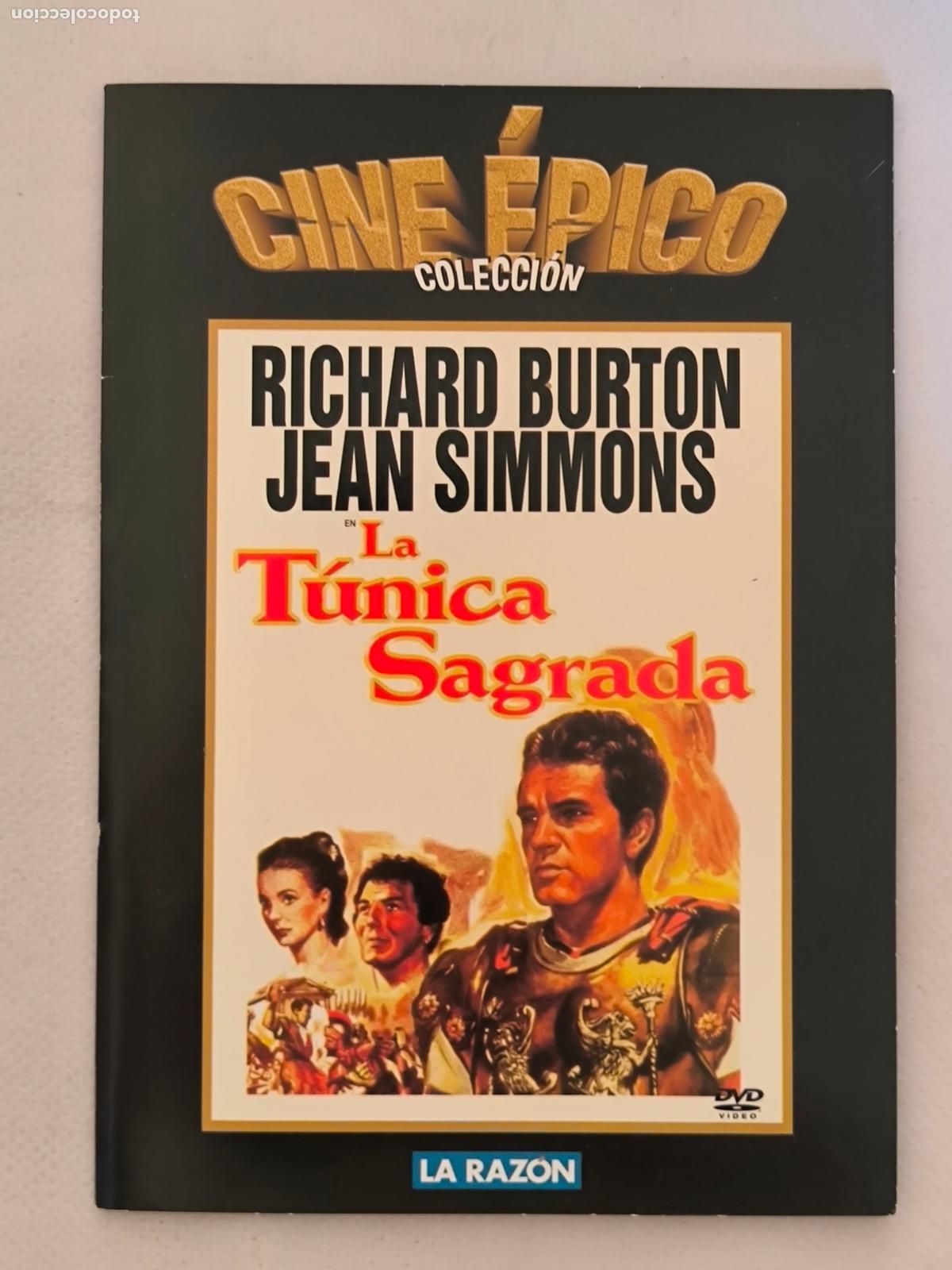Cine: DVD LA TUNICA SAGRADA - FUNDA FINA CARTON (5V)