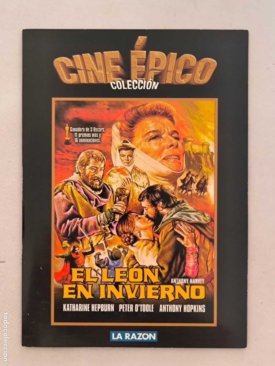 Cine: DVD EL LEON EN INVIERNO - FUNDA FINA CARTON (5V)