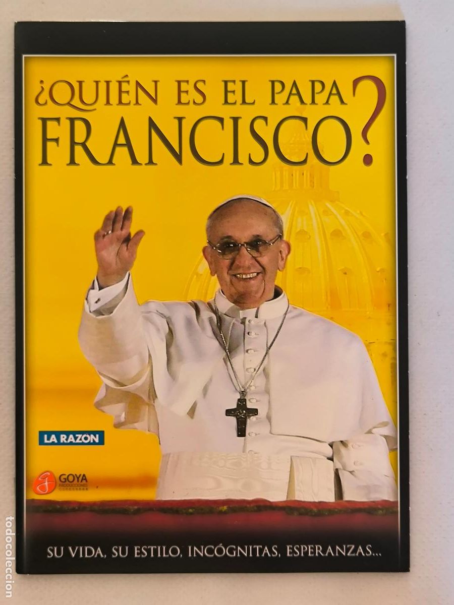 Cine: DVD &iquest;QUIEN ES EL PAPA FRANCISCO? - FUNDA FINA CARTON (5V)