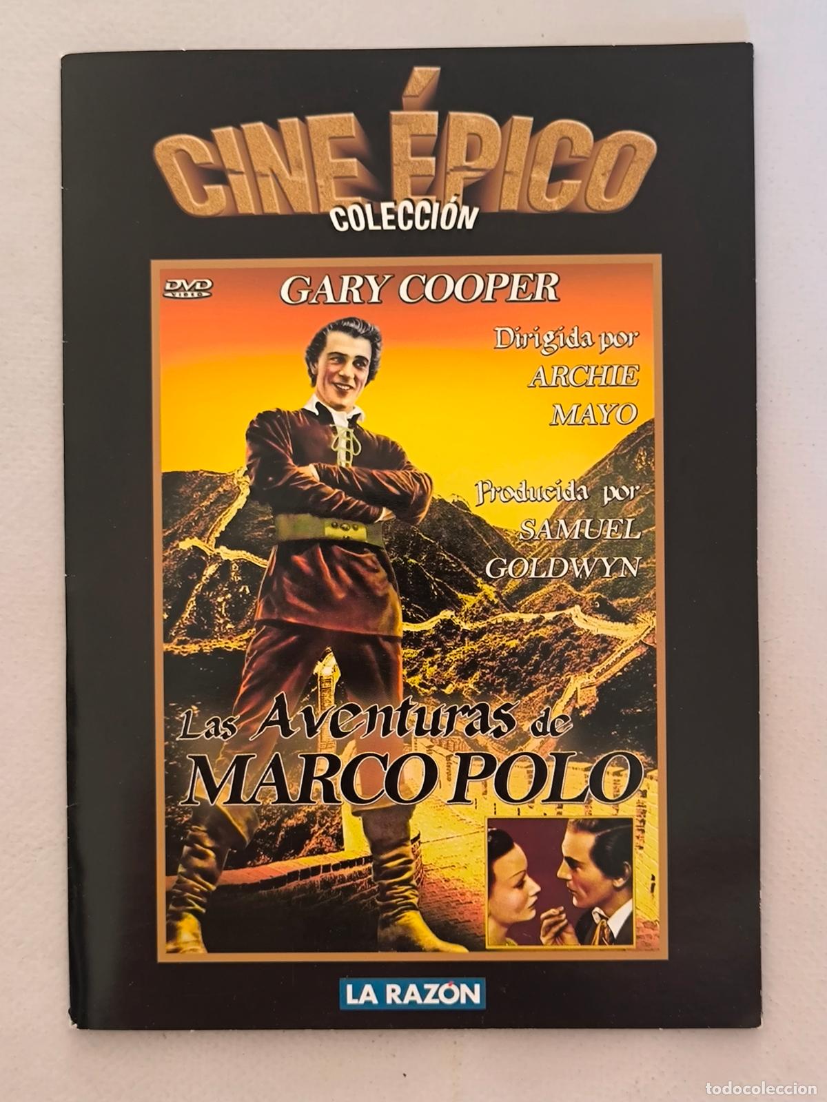 Cine: DVD LAS AVENTURA DE MARCO POLO - FUNDA FINA CARTON (5V)