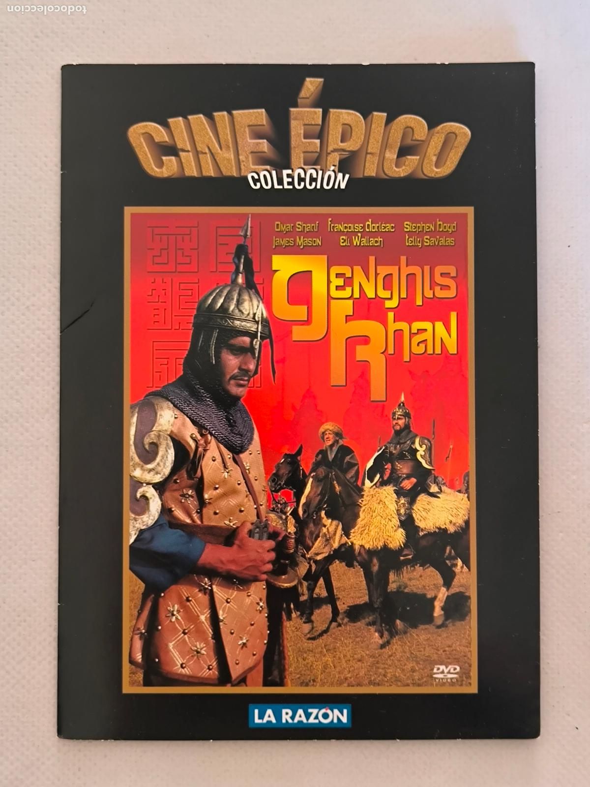 Cine: DVD GENGHIS KHAN - FUNDA FINA CARTON (5V)