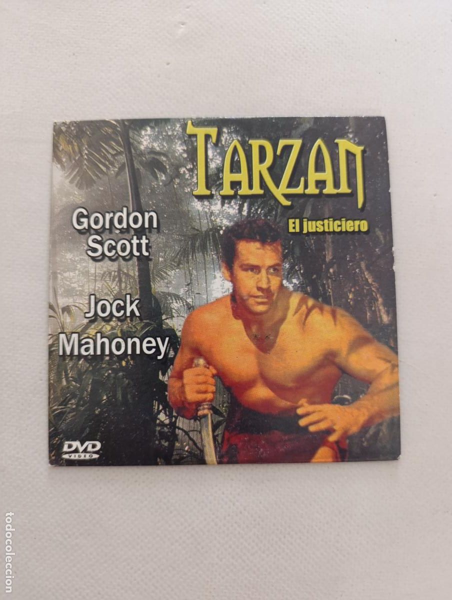 Cine: DVD TARZAN EL JUSTICIERO - GORDON SCOTT - FUNDA FINA CARTON (5R)