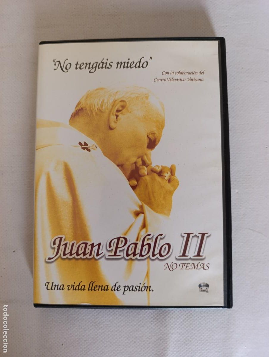 Cine: DVD JUAN PABLO II - UNA VIDA LLENA DE PASION (5R)