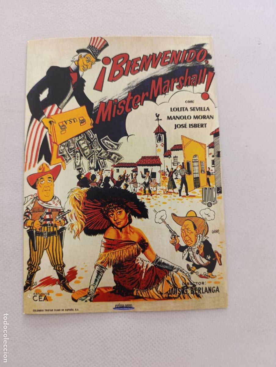 Cine: DVD &iexcl;BIENVENIDO, MISTER MARSHALL! - LUIS G. BERLANGA - FUNDA FINA CARTON (5R)