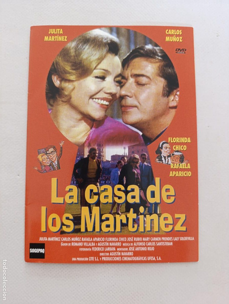 Cine: DVD LA CASA DE LOS MARTINEZ - FUNDA FINA CARTON (6J)