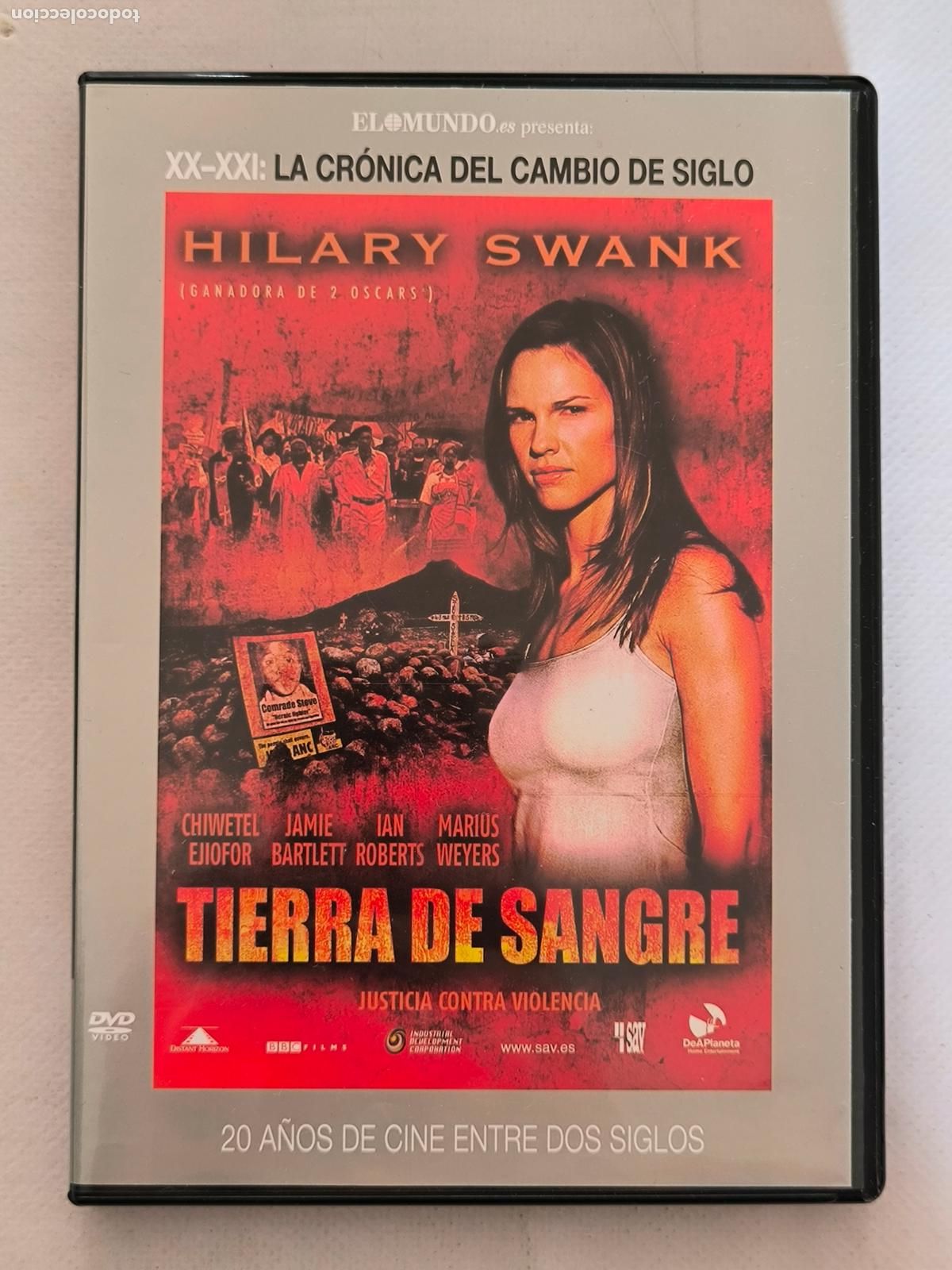 Cine: DVD TIERRA DE SANGRE - HILARY SWANK (M3)