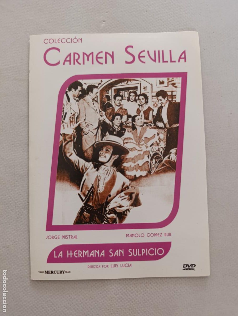 Cine: DVD LA HERMANA SAN SULPICIO - CARMEN SEVILLA - FUNDA FINA CARTON (6J)