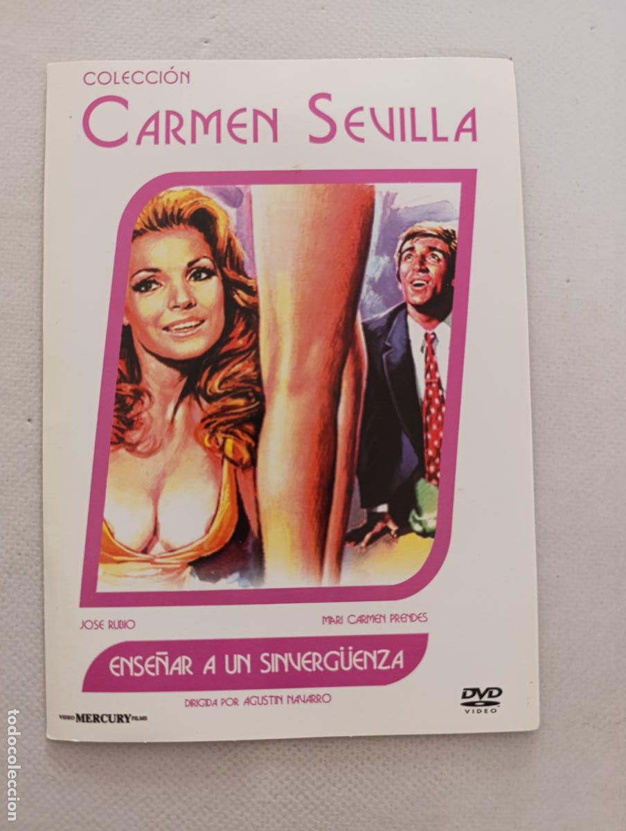 Cine: DVD ENSE&Ntilde;AR A UN SINVERG&Uuml;ENZA - CARMEN SEVILLA - FUNDA FINA CARTON (6K)