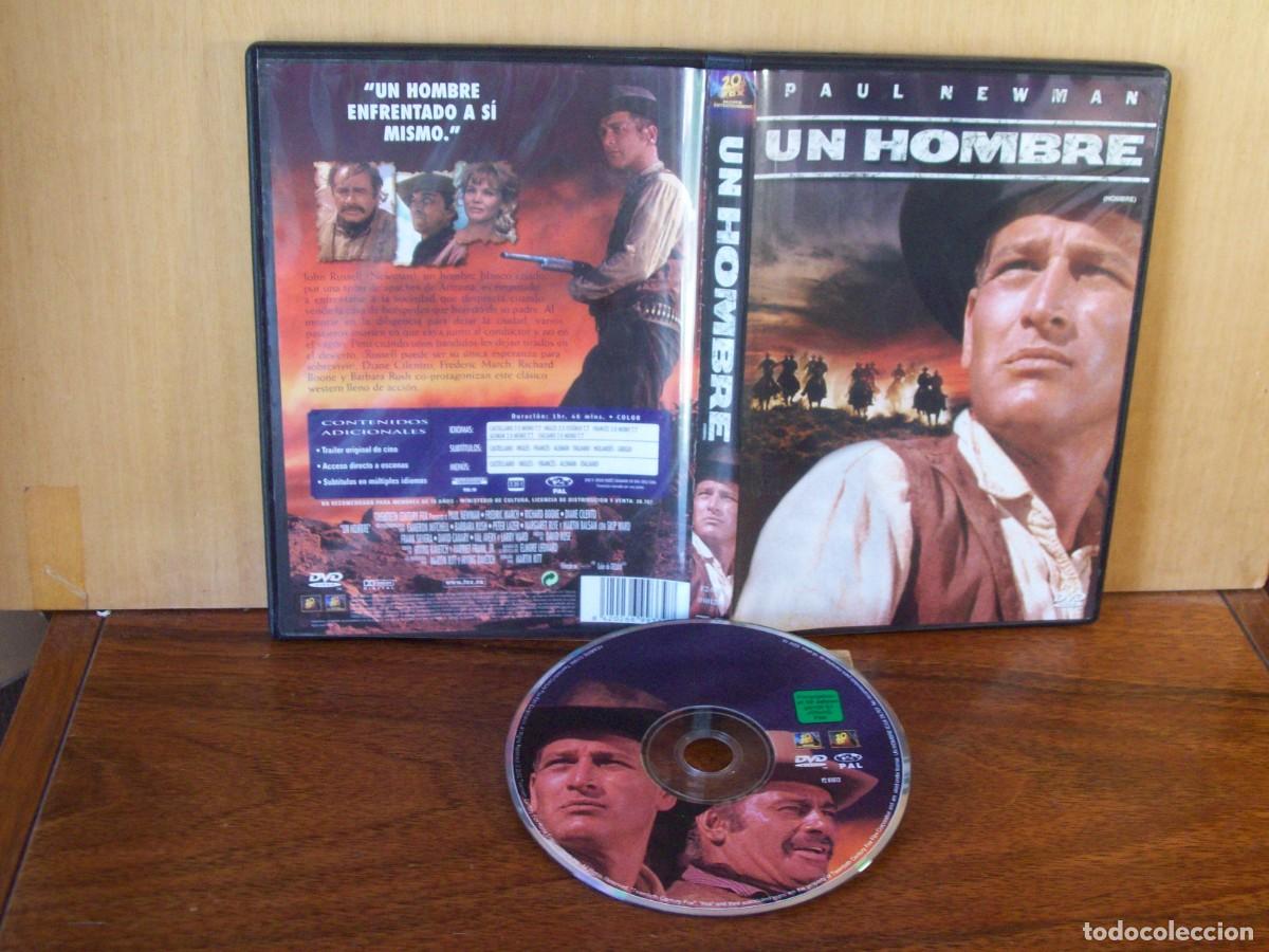 Cine: UN HOMBRE - PAUL NEWMAN -FREDRIC MARCH - RICHARD BOONE -DIANE CILENTO - DVD