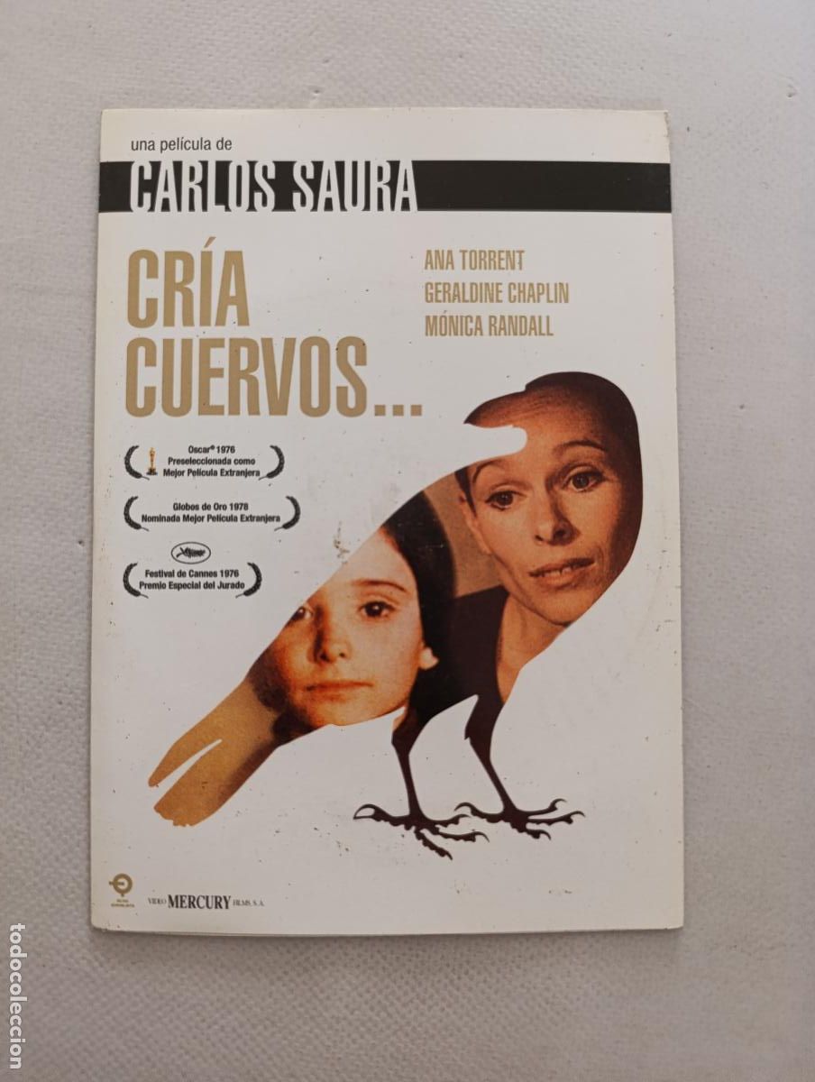 Cine: DVD CRIA CUERVOS... - CARLOS SAURA - FUNDA FINA CARTON (6K)