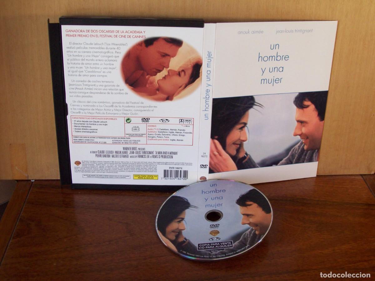 Cine: UN HOMBRE Y UNA MUJER - ANOUK AIMEE - JEAN-LOUIS TRINTINGNANT - DVD SNAPCASE