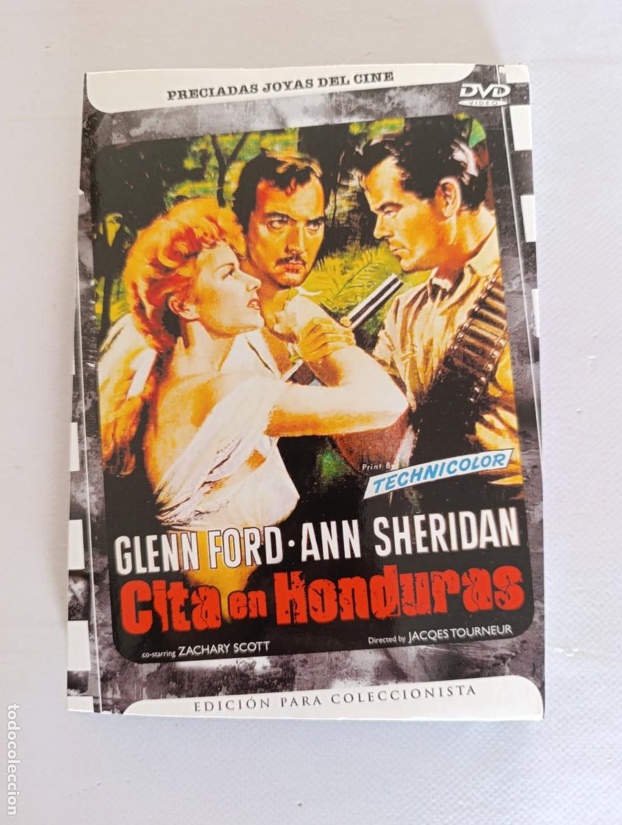 Cine: DVD CITA EN HONDURAS - EDICION COLECCIONISTA - GLENN FORD, ANN SHERIDAN - NUEVO, PRECINTADO (6L)