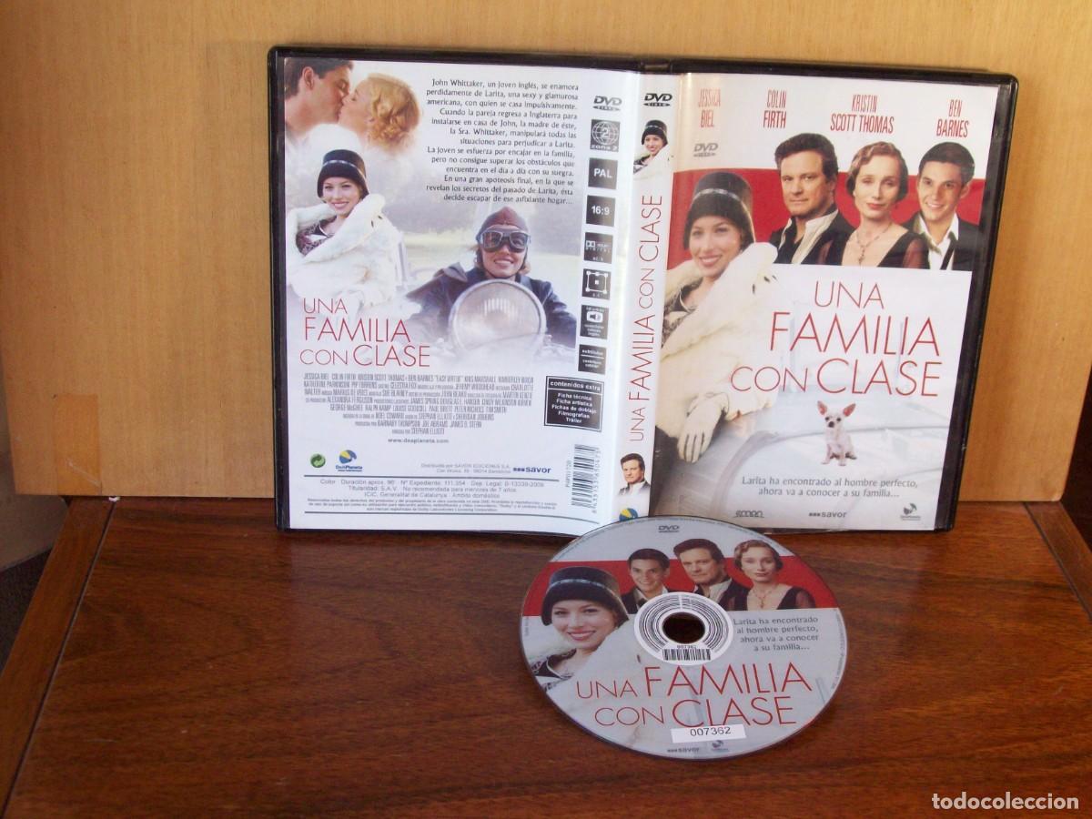 Cine: UNA FAMILIA CON CLASE - JESSICA BIEL - COLIN FIRTH - KRISTIN SCOTT THOMAS . BEN BARNES - DVD